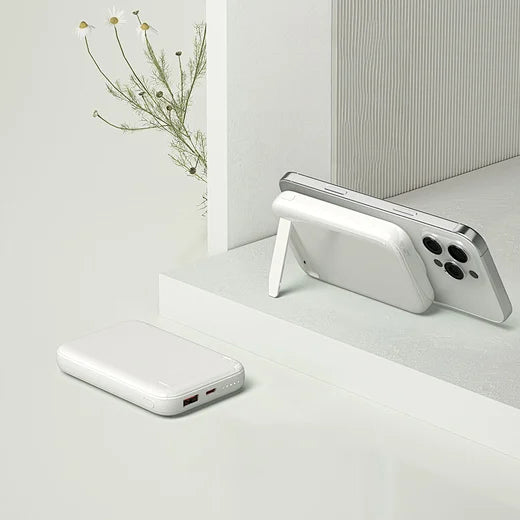 باور بانك WiWU Classic Stand 10000mAh شحن لاسلكي 15W