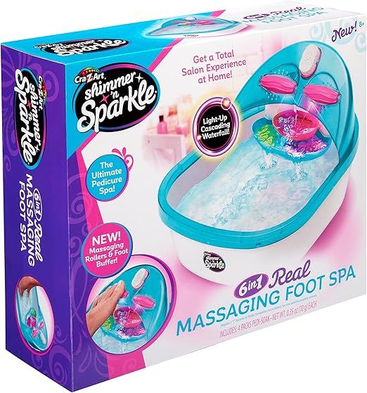Shimmer N Sparkle – صالون سبا للأطفال 5 في 1 مع أضواء