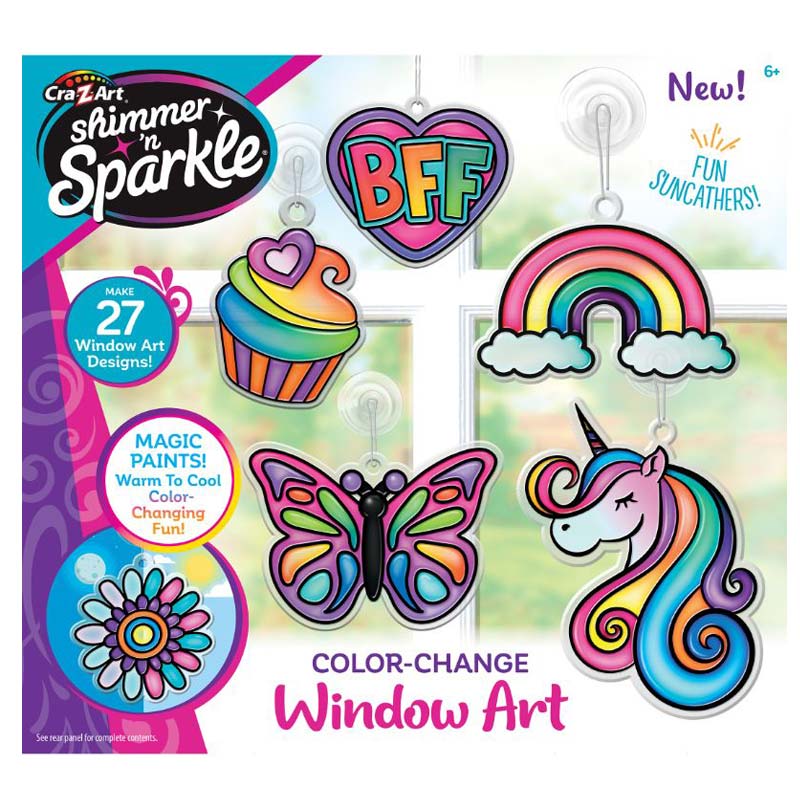 Shimmer N Sparkle Colour Changing Window Art | DIY Suncatcher Designer Kit (17985)