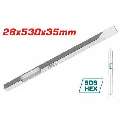 TOTAL Hex Chisel 28*530*35mm (TAC1532282)