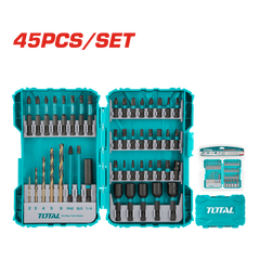 TOTAL 45 Pcs impact screwdriver bit set (TACSDL24502)