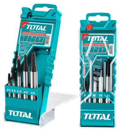 TOTAL 5PCS Screw extractor set
