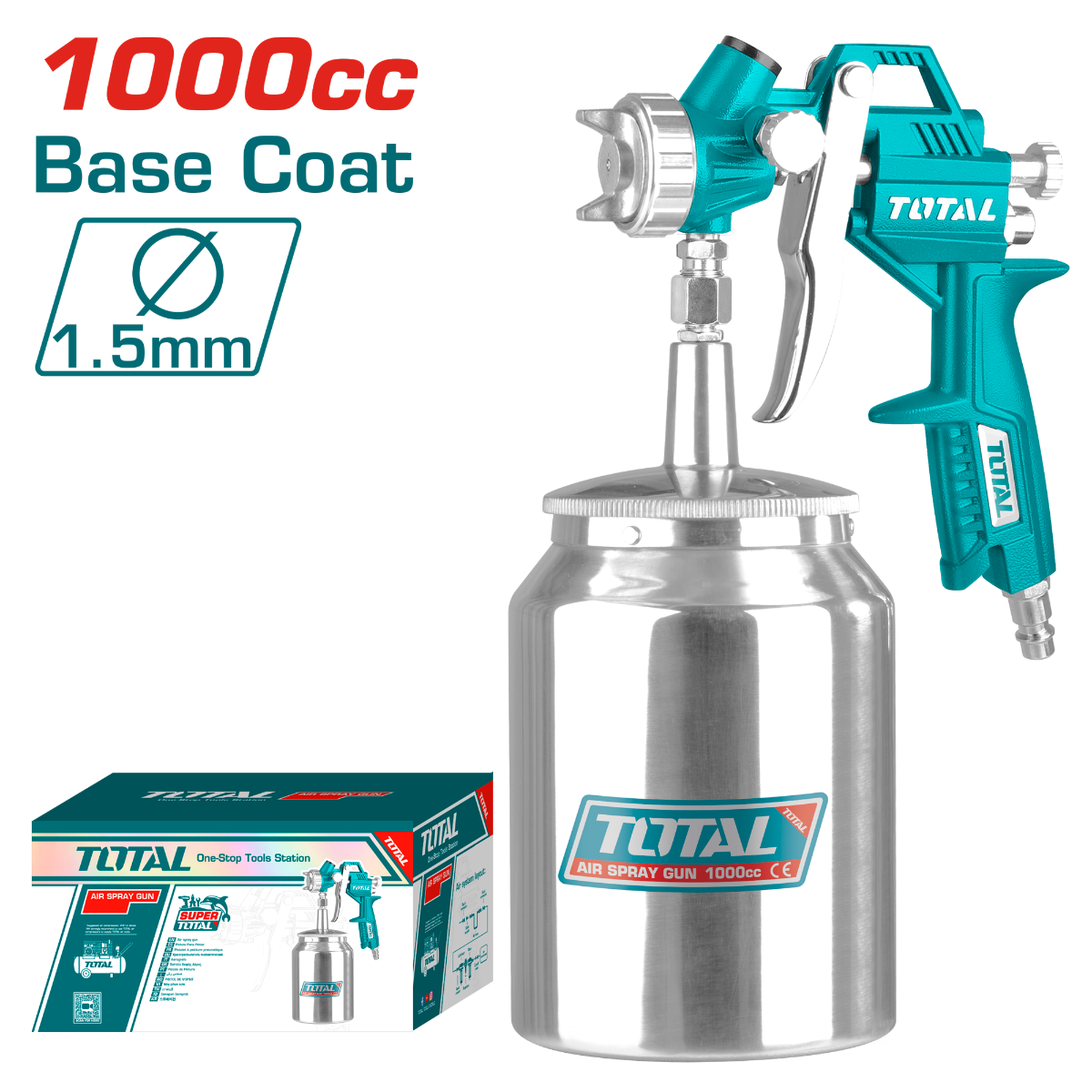 TOTAL Air Spray Gun (TAT11001) – High Precision & Excellent Performance