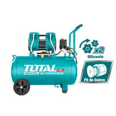 TOTAL Air Compressor Silent & Oil Free 50L (TCS1120508)