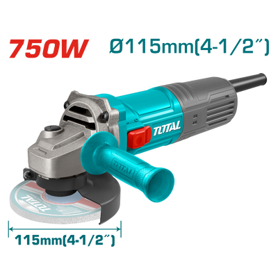 TOTAL Angle grinder 750W (TG10711556)