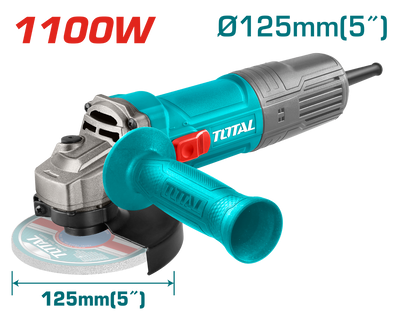 TOTAL Angle grinder 5'' 1100W (TG11012536)