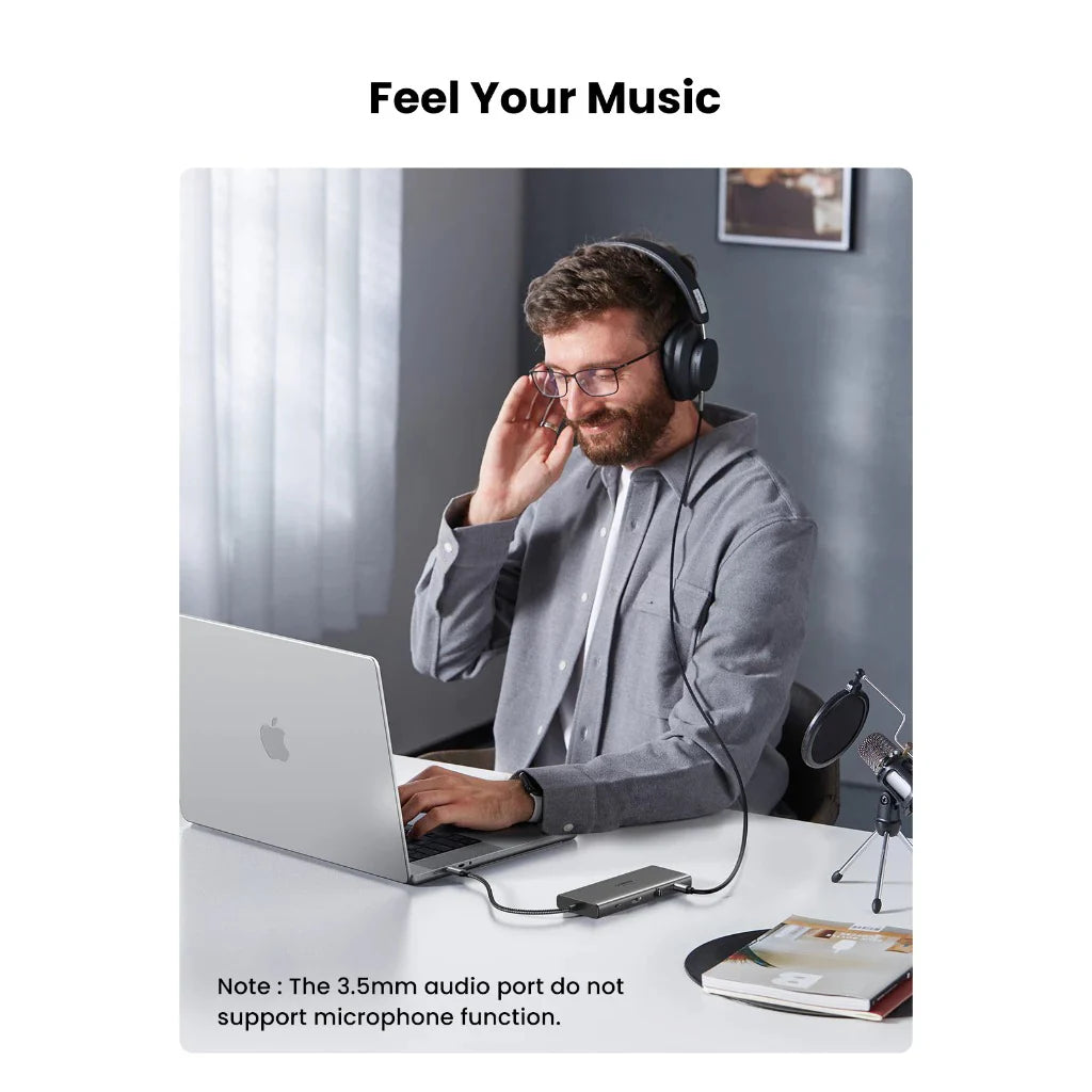 UGREEN 11-in-1 USB-C Hub with HDMI, VGA, LAN, PD & Audio