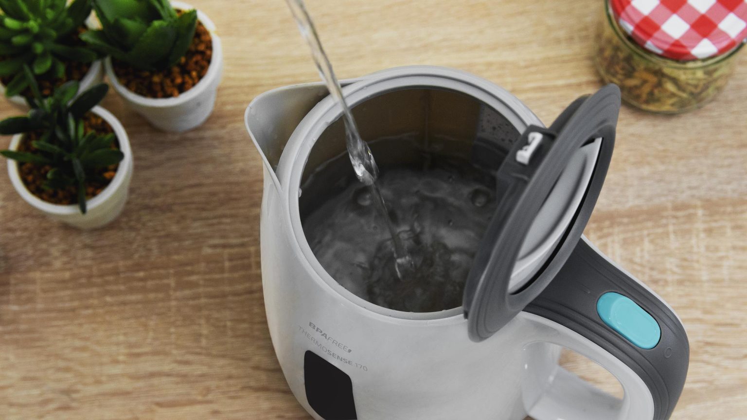 Cecotec ThermoSense 170 1.7L Electric Kettle — Fast Boil, Stainless Steel Interior