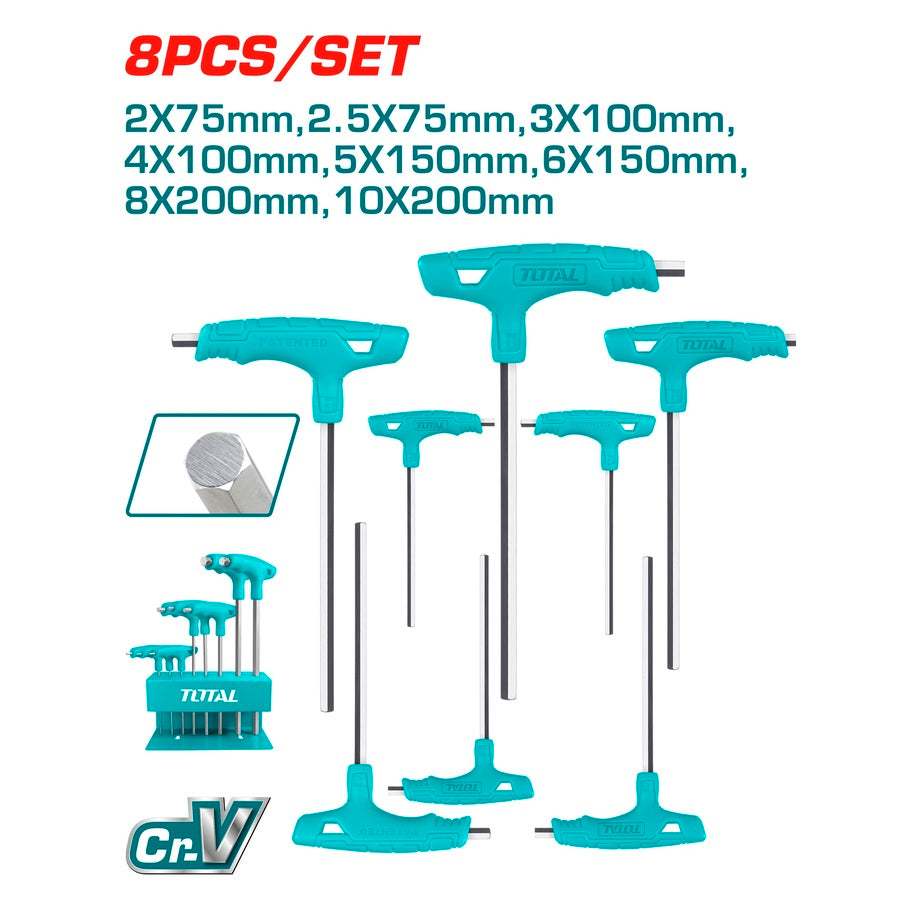 طقم الن كي تي 8 قطع من توتال (THHW80816)