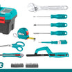 Total 32-Piece Hand Tool Set with Storage Case – Complete & Practical