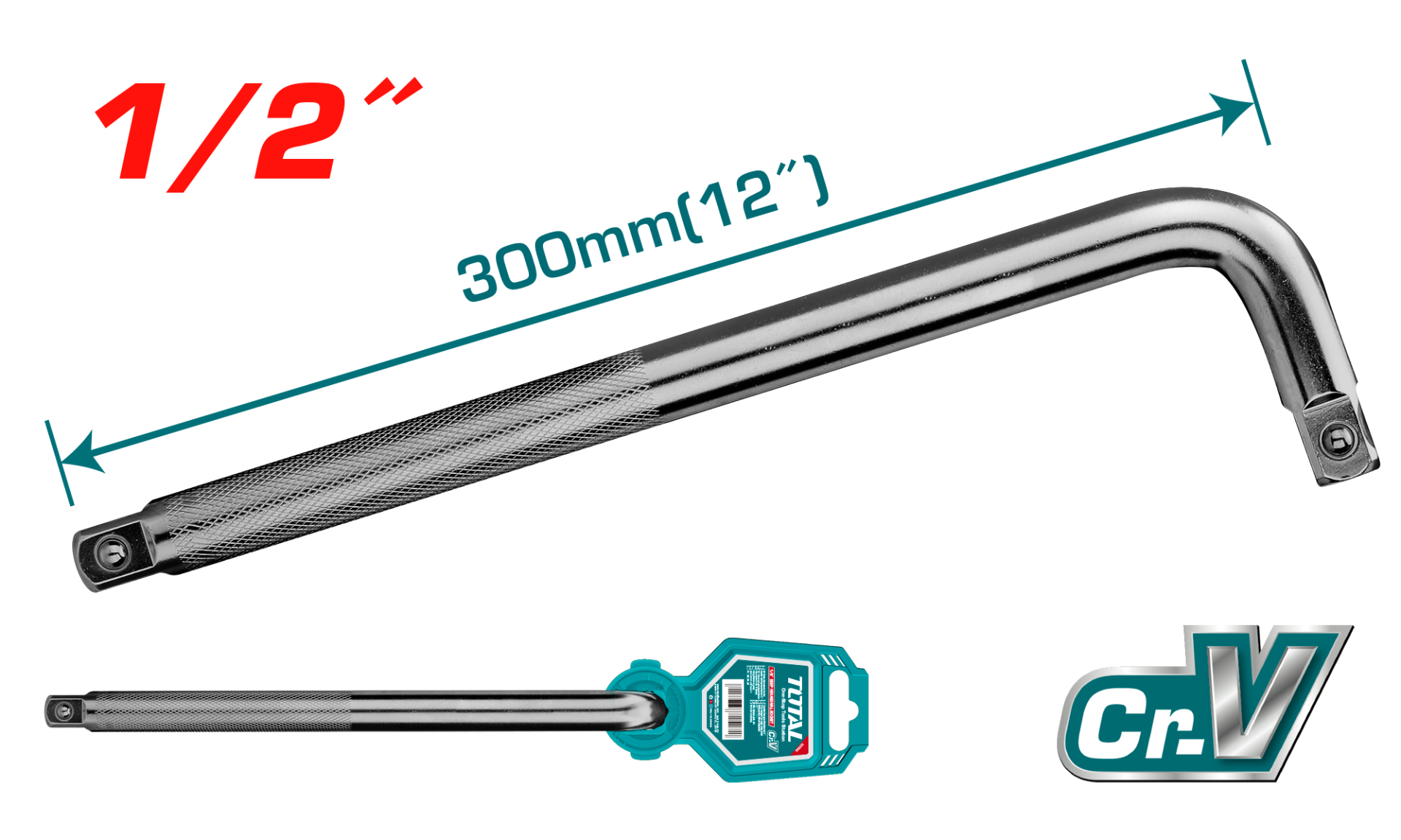 1/2″ DR. L-Handle by Total (THLHD12121)