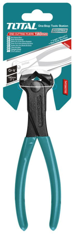TOTAL End Cutting Pliers 7" - 180mm (THT260702)