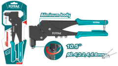 TOTAL 360°Swivel head-hand Riveter فرد تباشيم متحرك 360 درجة - صناعي