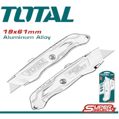 TOTAL Aluminum Utility Knife 19*61mm (THT511615)