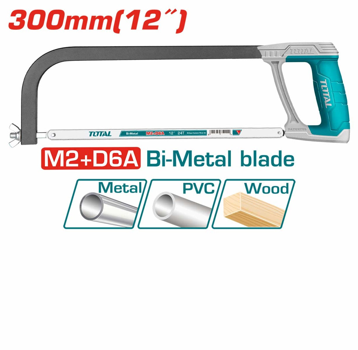 منشار حديد 12″ توتال (THT54166)