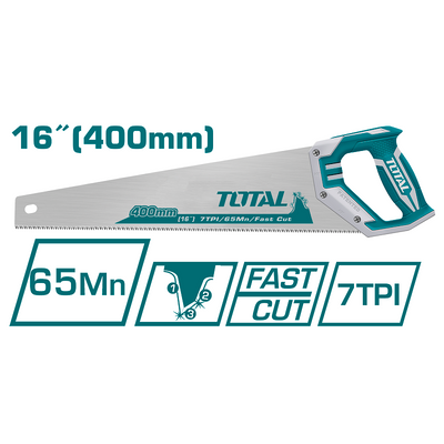 TOTAL Hand saw 40CM (THT551662D)