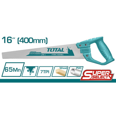 TOTAL Hand Saw 400mm - 16" (THT551663D)