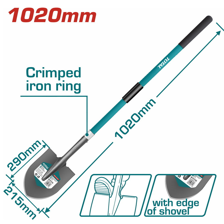 كريك مثلث مع عصا فيبر 1 متر توتال | متين وعملي