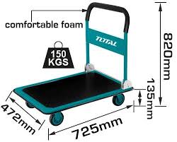 TOTAL Foldable platform hand truck 150KG (THTHP11502)