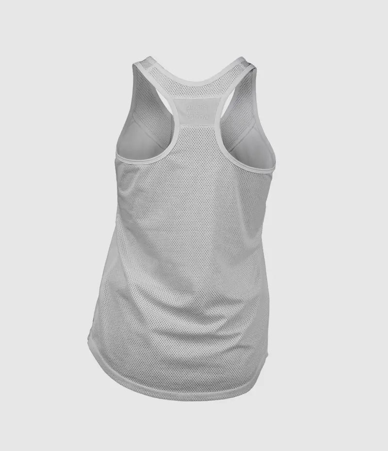 TIEBREAK Tank Top Woman – White, Lightweight & Stylish