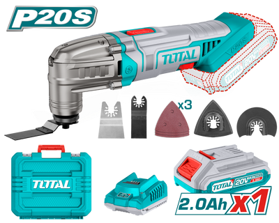 TOTAL Cordless multi-tool 20Volt (TMLI20228)