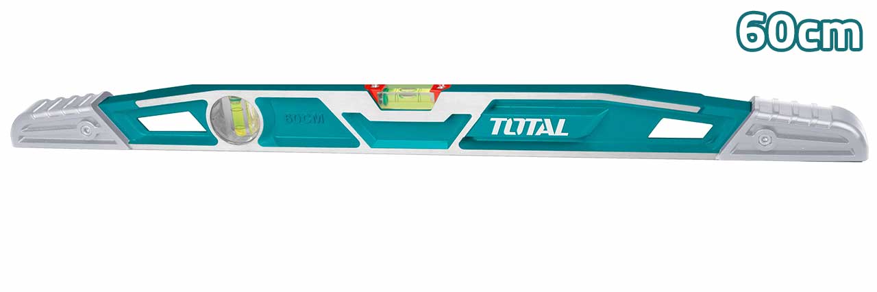 TOTAL Heavy-Duty 60cm Spirit Level (TMT221606) – Precision & Durability