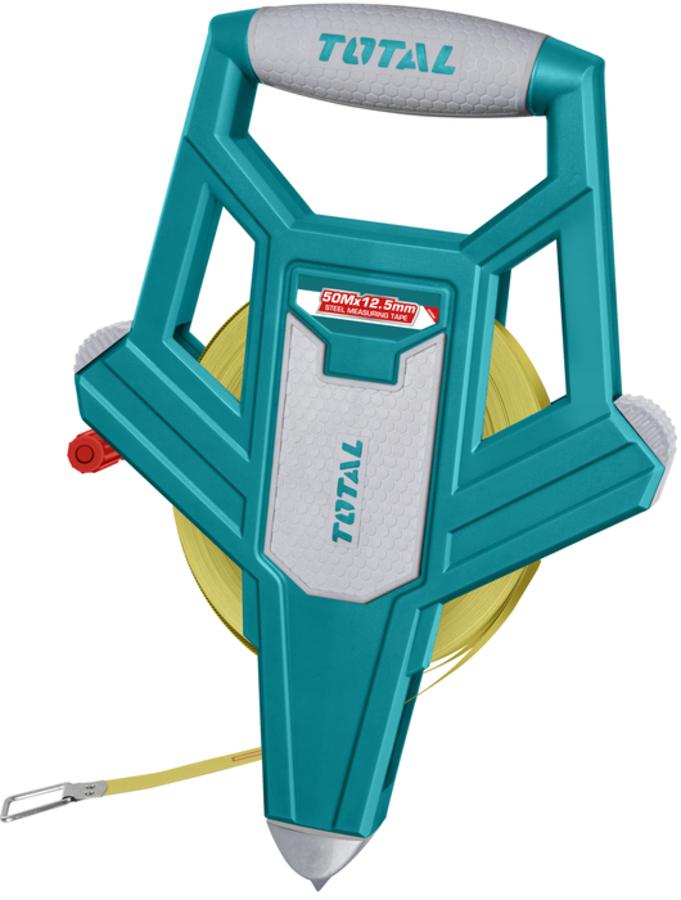 شريط قياس ستيل 50م من توتال – دقة ومتانة فائقة