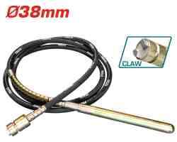 TOTAL 38mm Concrete Vibrator Poker with 6m Hose - TPVP1381
