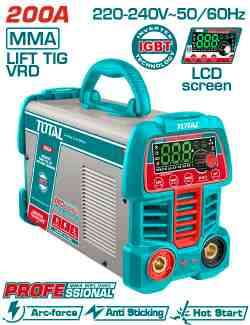 TOTAL 200A Inverter MMA and Lift TIG Welding Machine - TW2200691