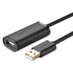 كابل تمديد USB 2.0 نشط من UGREEN مع شريحة 30 متر (أسود) 10326