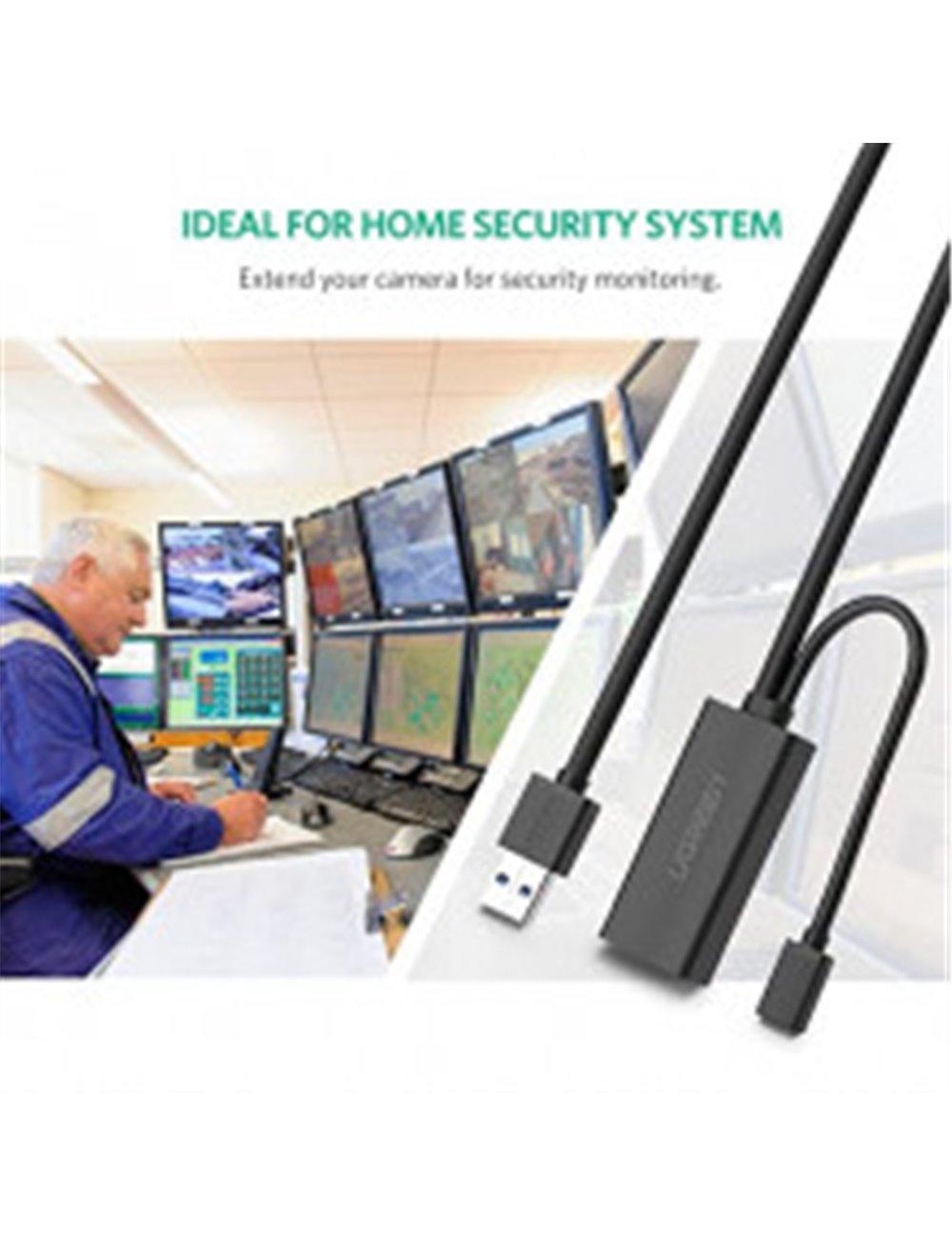 كابل تمديد USB 3.0 من يوجرين بطول 5 أمتار (أسود)