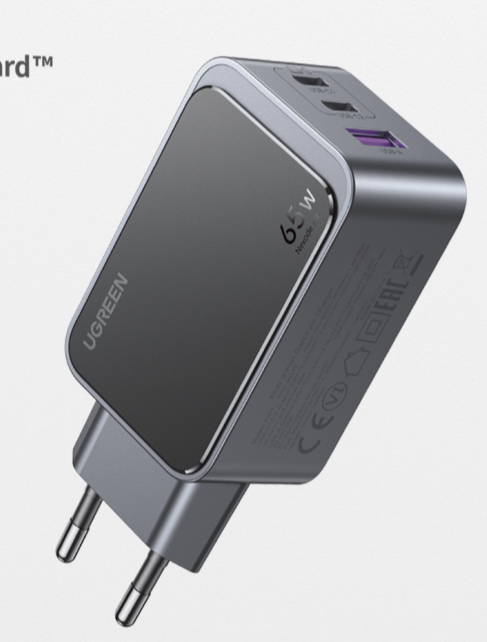 UGREEN Nexode S 65W 3-Port GaN Fast Charger EU - 35042