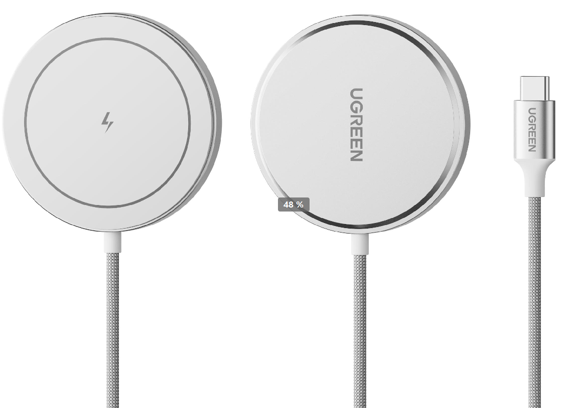 UGREEN Magnetic Wireless Charger Qi2 - 35565