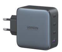 UGREEN USB-A+3*USB-C 100W GaN Tech Fast Charger EU Grey - 40747