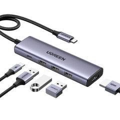 UGreen USB-C 5-in-1 Docking Station with 4K Adapter – Model 15597