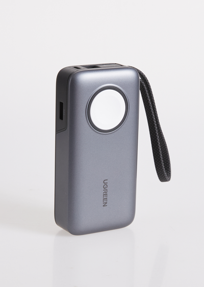 UGREEN 10000mAh 30W Power Bank Fasy charger with Magnetic Apple Watch charger+ Built in Cable - 55434B