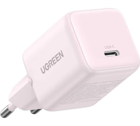 UGREEN 30W USB-C GaN Fast Charger Pink EU - 65011