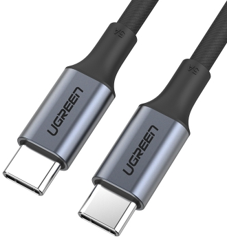 UGREEN Type C 2.0 Male To Type C 2.0 Male 5A Data 100W Cable 1M - 70427