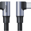 UGREEN Angled USB-C 2.0 Male To Angled USB-C 2.0 Male 5A Data Cable 1M - 70696