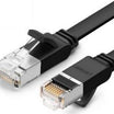 UGREEN Cat 6 U/UTP Pure Copper Ethernet Flat Cable 10m (Black)
