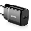 UGREEN ED011 USB Wall Charger (Black) 50459