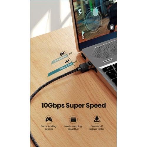 كابل يوجرين CAT7 محمي بطول 5 متر مع منافذ مقاومة للشد 80425