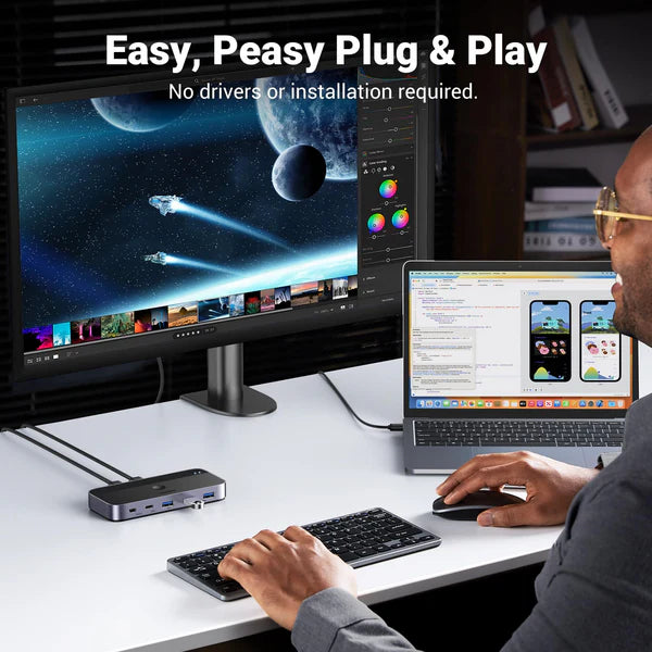 UGREEN USB 3.0 Switch for USB-C & USB-A Device Sharing