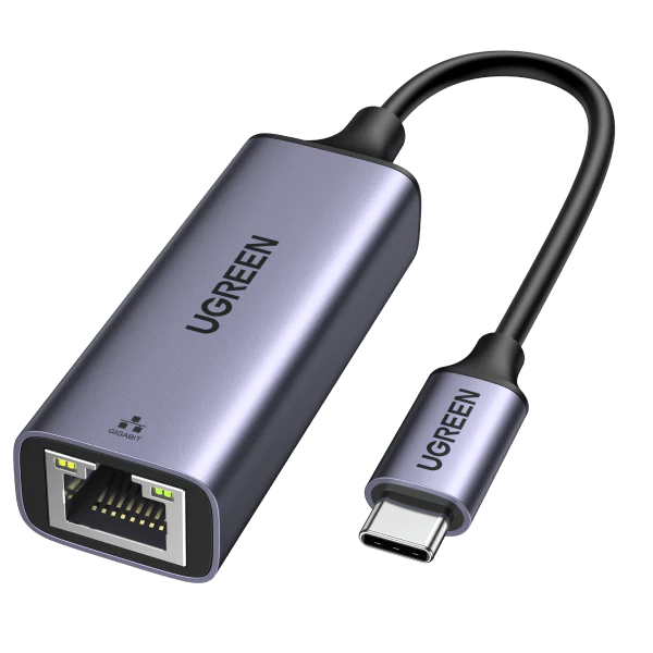 محول UGREEN USB-C إلى إيثرنت بسرعة 2.5Gbps