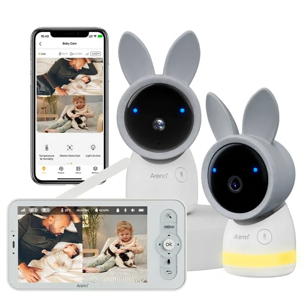 Arenti AInanny 2K UHD Baby Monitor with 5-Inch LCD Screen
