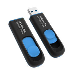 ADATA UV128 256GB BLACK-BLUE USB Flash Drive