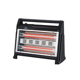 Home Electric 1600W Quartz Heater, 4 Quartz Tubes, 2 Power Settings (800W/1600W), Tip-Over Safety Switch, HK-1213