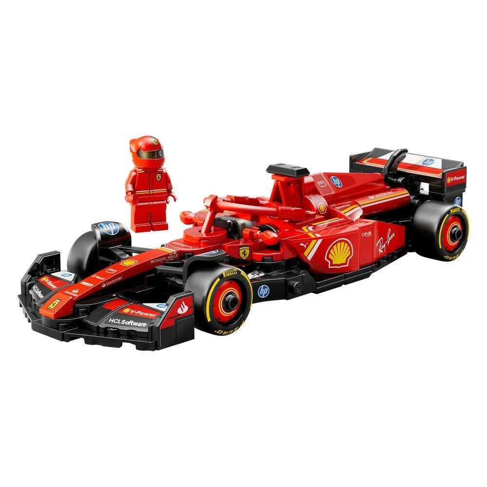 LEGO سبيد تشامبيونز - سيارة Ferrari SF-24 F1 للسباقات