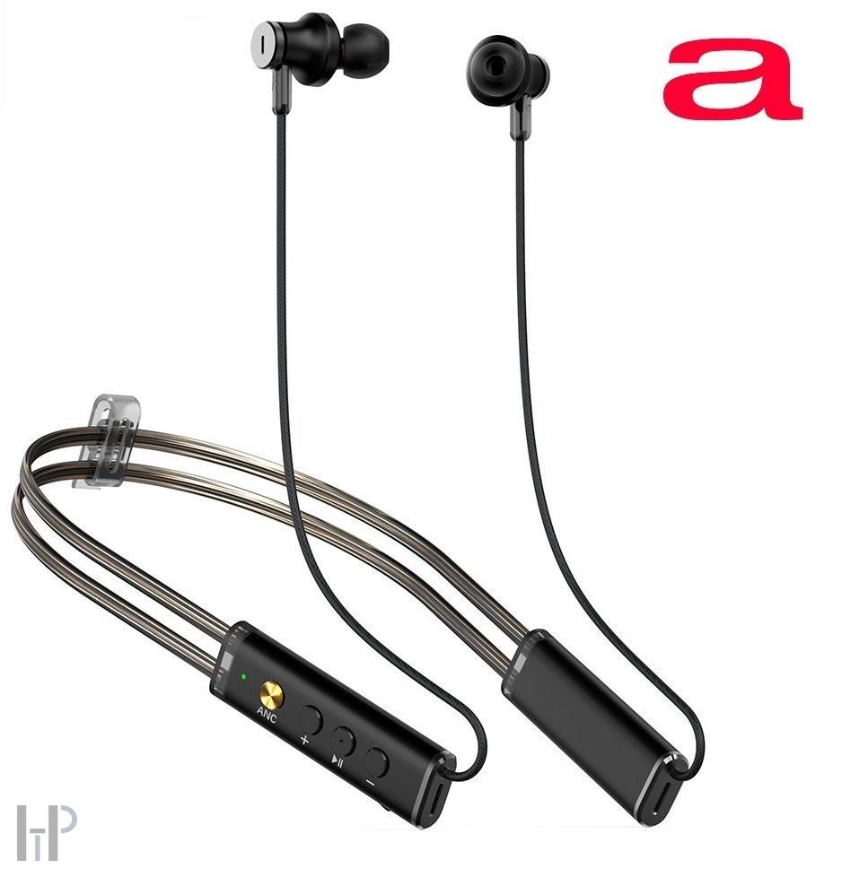 Aiwa ESTBTN-880 Wireless Neckband Headphones – ANC 28dB, HyperBass 13.6mm, IPX4, 15H Battery, Bluetooth 5.0