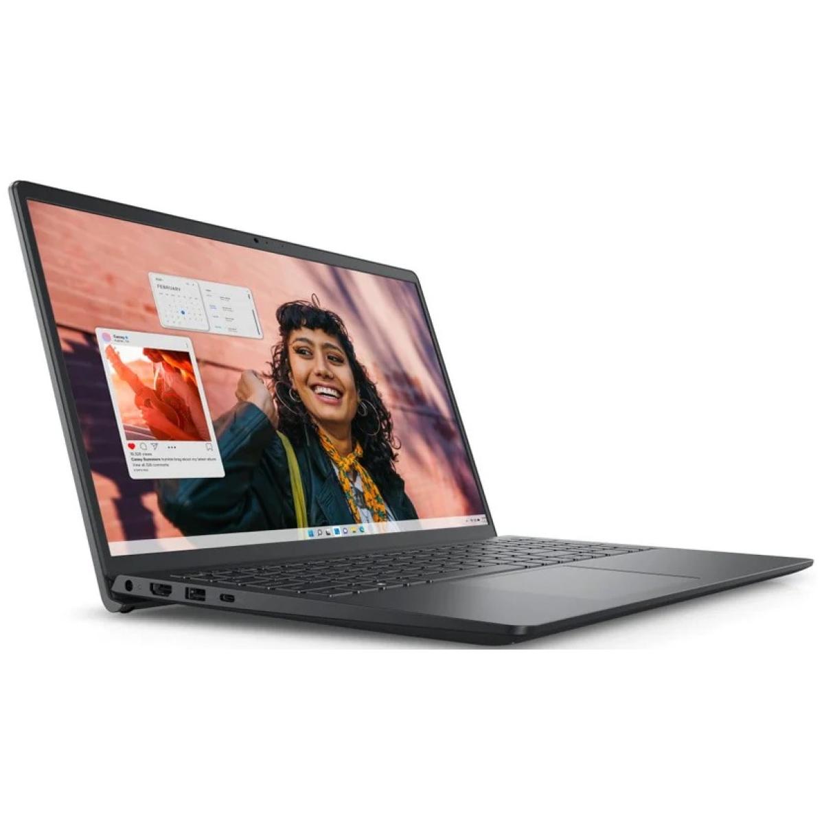 Dell Inspiron 15 3530 15.6" FHD WVA @120Hz, 13th Gen Intel Core i5-1334U, 8GB RAM DDR4, M.2 512GB PCIe NVMe, Intel UHD Graphics, Carbon Black Business Laptop